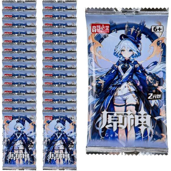 Genshin Impact Collectible Cards - Booster Packs Trading Card [Imported] - 11st Deluxe Version (Boxed of 30 Packs)