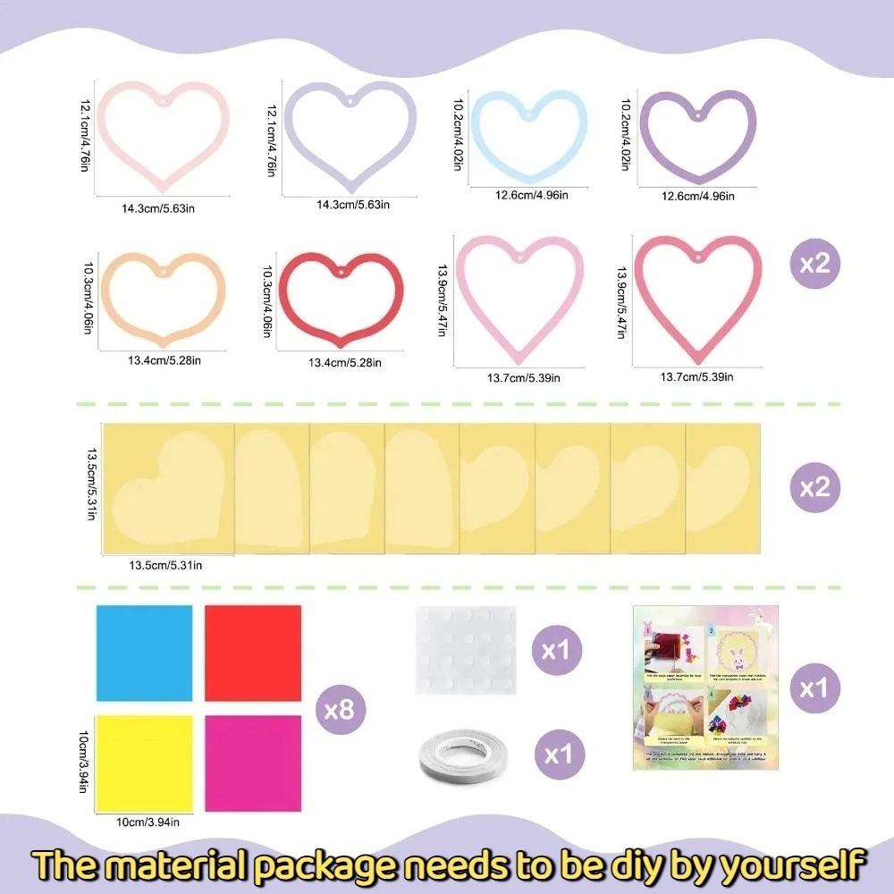 Ability Training Easter Decoration Creative DIY Window Decor Kit Window Cling Kit  Outdoor School