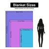 Plank Print Flannel Shawl, Casual Soft Blanket, Rustic Wood Grain Design, All Season Multi Scenario Comfort Accent