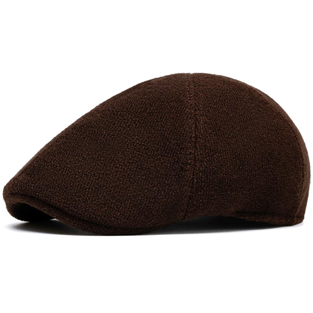 HT4975 Berets Autumn Winter Wool Hats for Men Women Artist Painter Beret Hat Adjustable Flat Cap Male Female Octagonal Beret Cap
