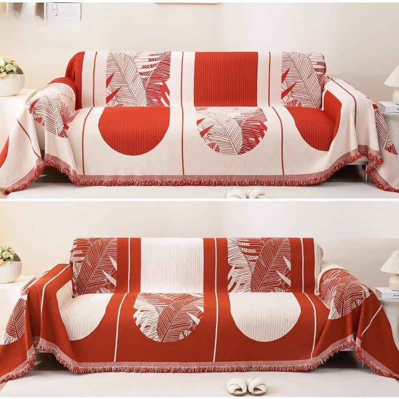 Chenille Sofa Cover Towel Four Seasons Universal Ins Style Full Cover Sofa Cover Anti-Scratching One Piece Sofa Slipcover Cushion