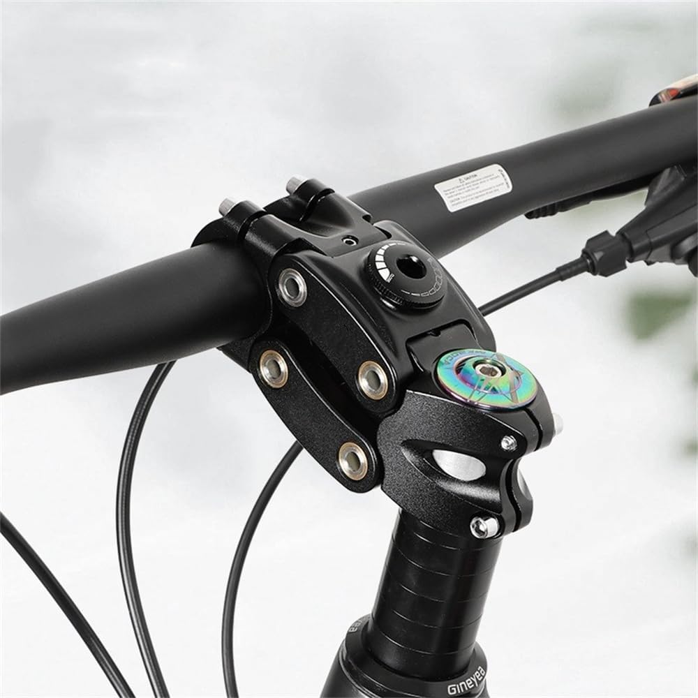 Bicycle Handlebar Shock Absorber Suspension Stem for Bicycle Shock Absorbing Bike Handlebar Stem for Road Gravel Hybrid 7 Degree 90mm Shock Absorber