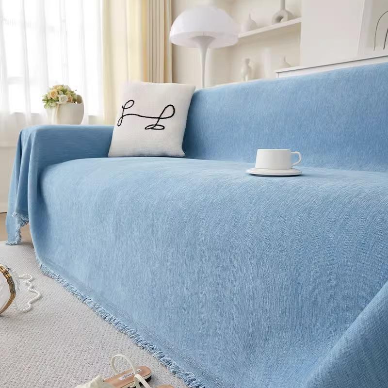 Waterproof sofa towel 2025 new four-season universal cream wind sofa cover integrated all-inclusive universal cover blanket