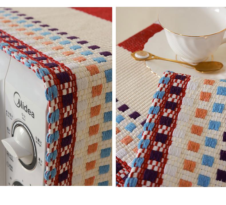 Universal Microwave Oven Dust Cover Cloth Mat - New Model Household Appliance Protector