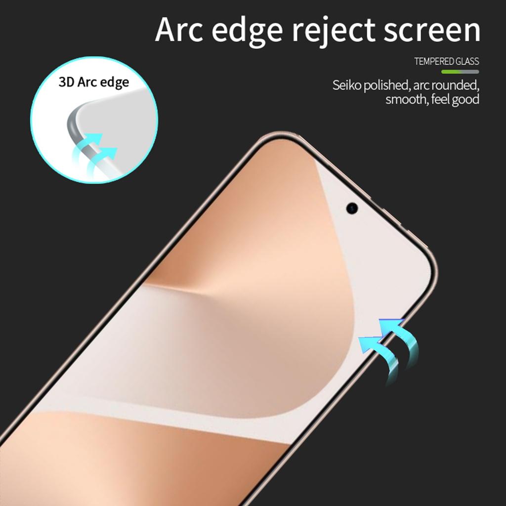 For Huawei Pura 80 Screen Protector MOFI 9H 3D Curved Tempered Glass Film