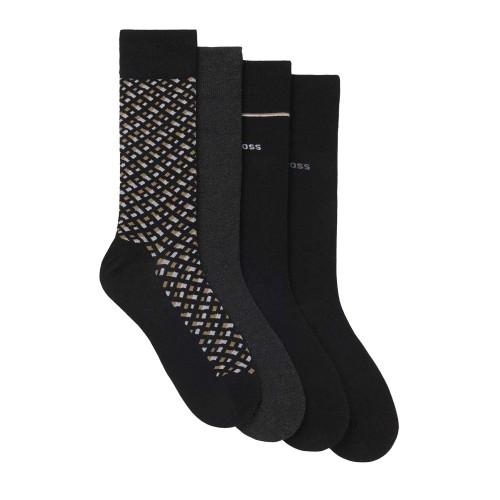 Boss Mens Crew Socks (Pack of 4)