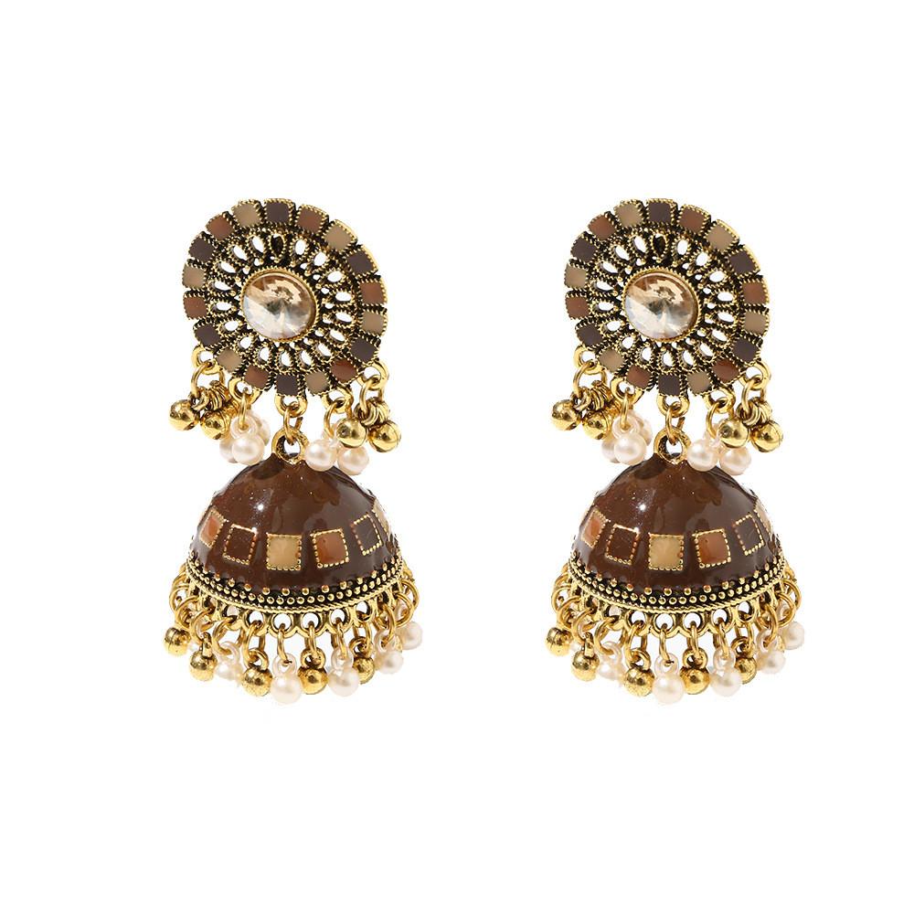 Bohemian Metal Geometric Fringe Earrings For Women Summer 2023