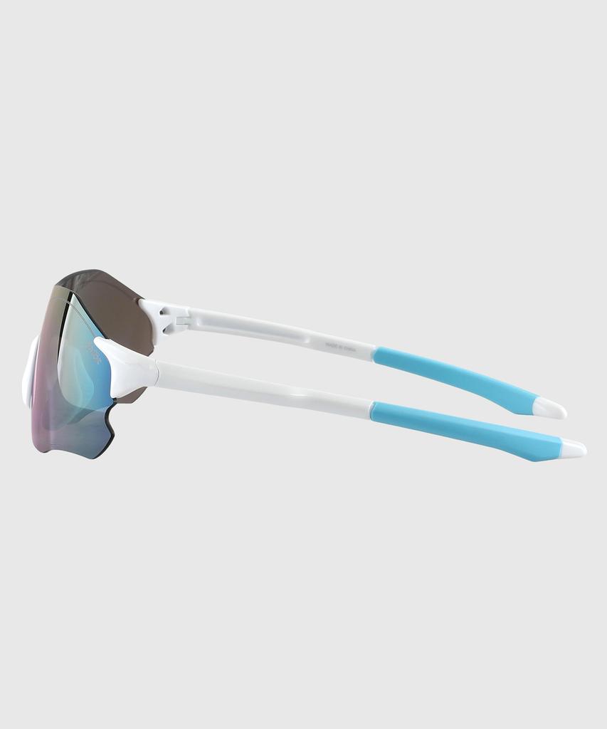 Tuditeo Une Sports Outdoor Goggles Sunglasses C3 Blue/Frame White Blue