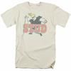 26 Johnny Bravo Stud T Shirt Mens Licensed Cartoon Merchandise Cream Unisex T-Shirt