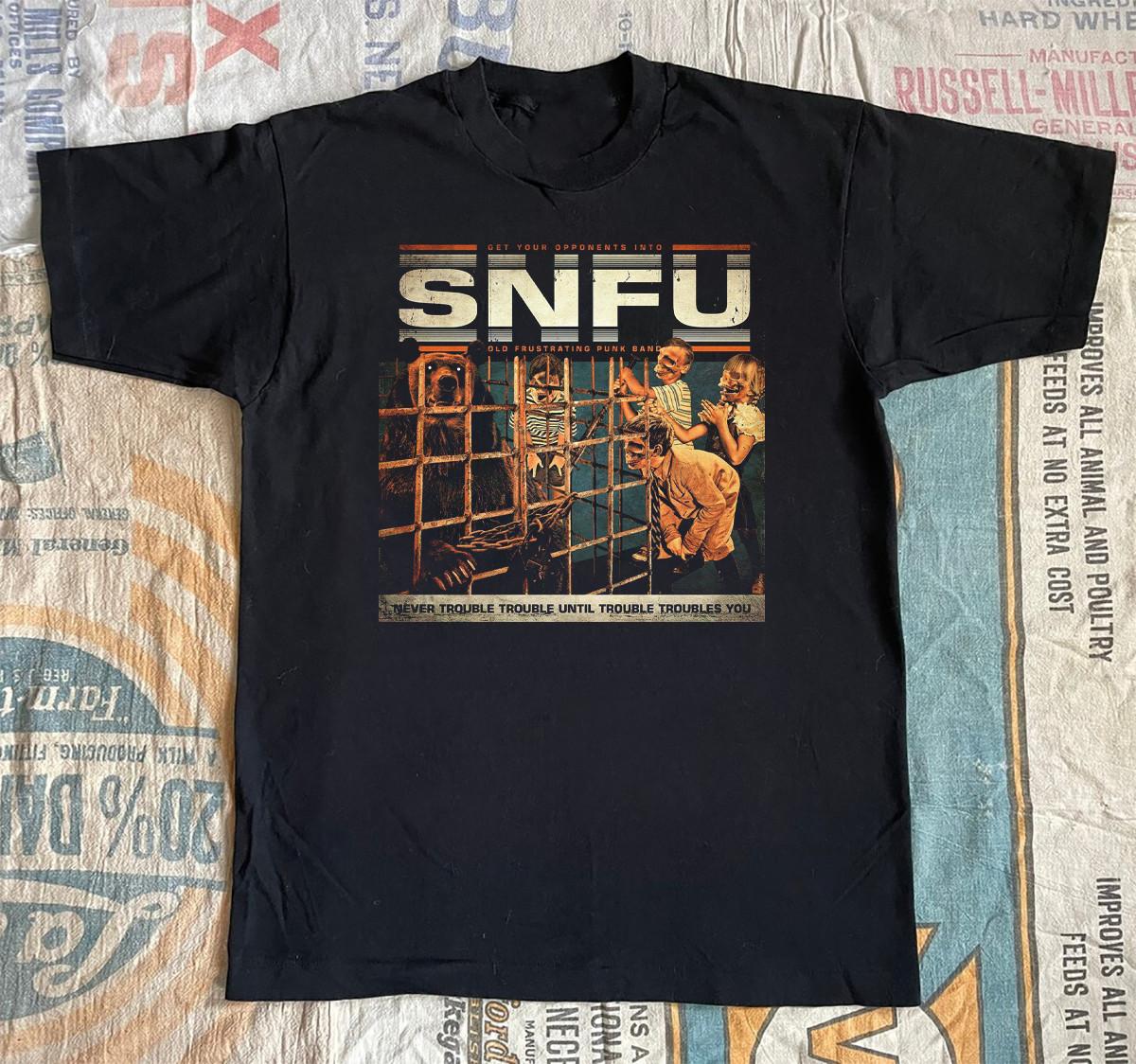 NEW SNFU Never Trouble Trouble T Shirt All Size S-5XL XXXXL
