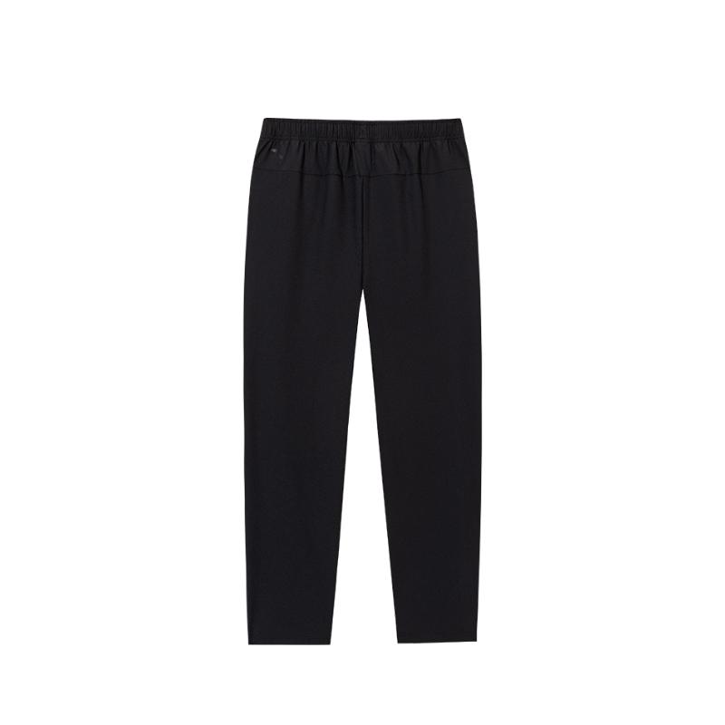 Anta Solid Color Loose Fit Straight Leg Casual Sports Pants Men Bottoms 152537509N-3