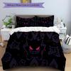 Neon Dark Ghost Printed 3pcs Bedding Set Soft Microfiber 1 Duvet Cover And 2 Pillowcases Home Bedroom Decor Xmas Gift Q1795