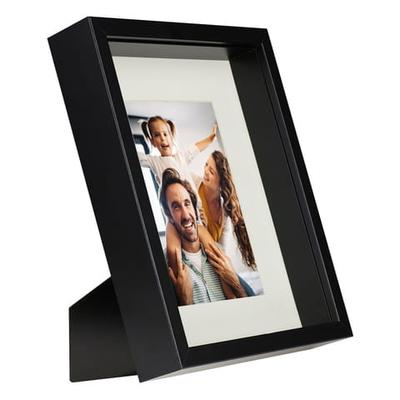 Cornice per Foto 3D Profonda Shadow Box 20x25 cm Rettangolare Nera