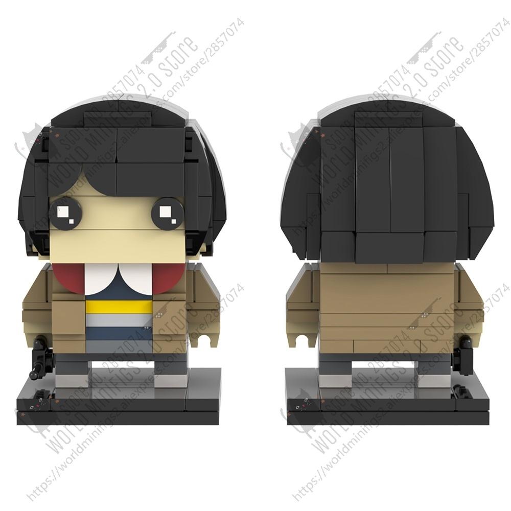 MOOXI Horror TV Figures Demon Brickheaded Building Blocks Models Sets MOC Bricks DIY Assembly Toys Kids Gifts Collection Display