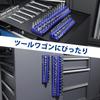 WORKPRO Magnetic Socket for and Drive Holds 56 Metric Sockets Sold Organizer, 2-Piece Set, 6.35mm (1/4") 9.5mm (3/8") Sockets, (Sockets Separately)