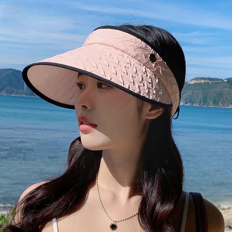 Summer Outing Sun Hat With Large Brim Breathable Sunshade For Women And Casual Wear
