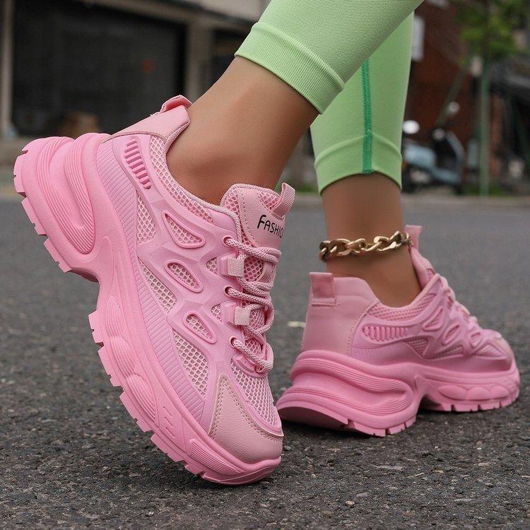 Daddy Shoes Women's Mesh Little White Shoes Women's Platform Casual Shoes Sports Women's Shoes. Large Quantity from Excellent