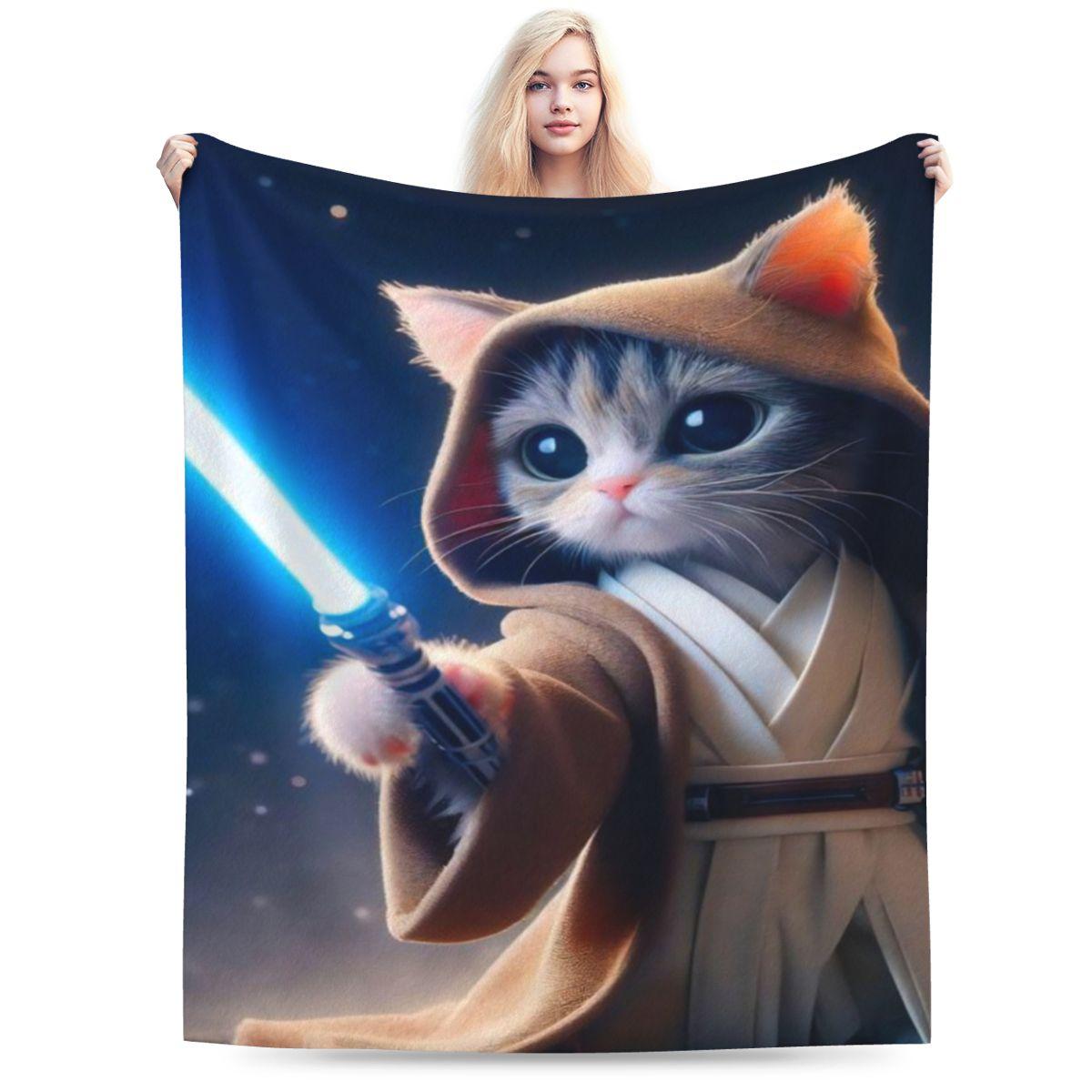 

ObiPawsKenobi Custom Comfortable Decorate Home An UltraSoft Micro Fleece Blanket 75x100cm 30x40in