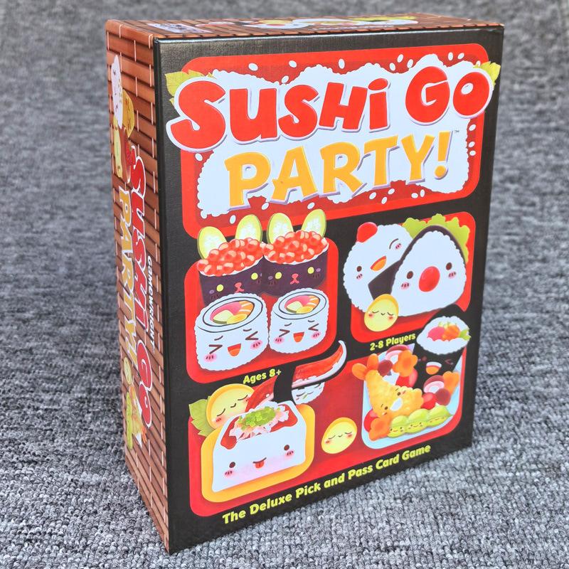 1 Box Fun Card Game Sushi Go Family Gathering Board Game Card Sushi Go Party Card Games Deck Roll Creative Holiday Gift