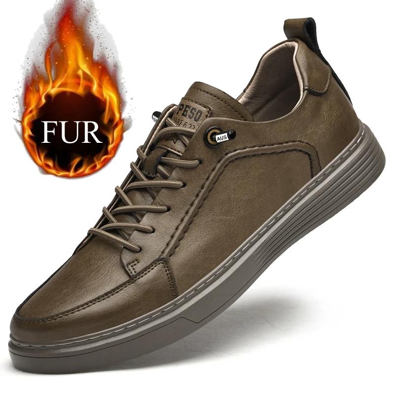 

Men Sports Loafers LaceUp SoftSoled Leather Brand Genuine Leather Suitable for Daily Wear and Various Occasions 40