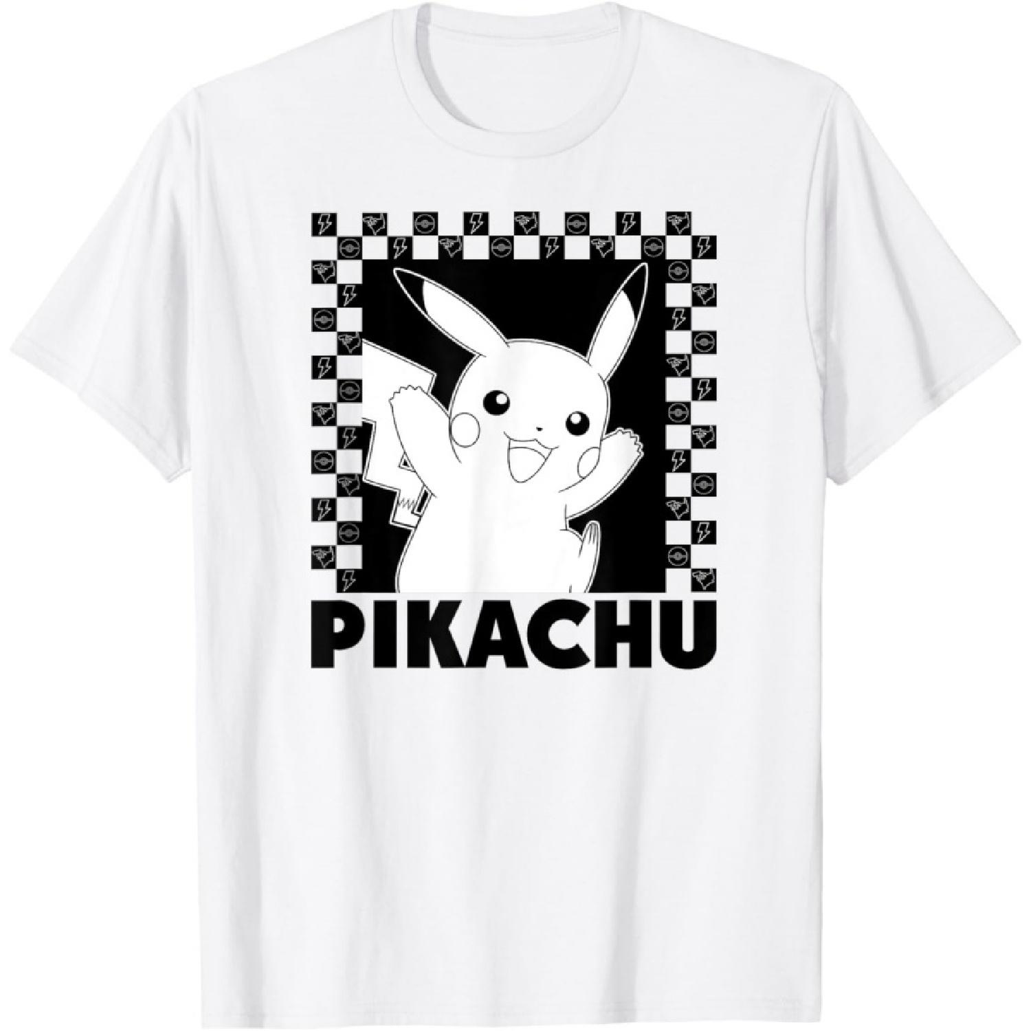 Pokémon Pikachu Checkers T-Shirt XXXXXL белый