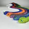 3D Printed Snake Movable Joint Fidget Toy Figurine Simulation Snake Office Desktop Ornament Christmas Gifts Crafts Miniatures