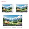 2D Puppies & Mom Backdrop Countryside Meadow Photography Background Cloth