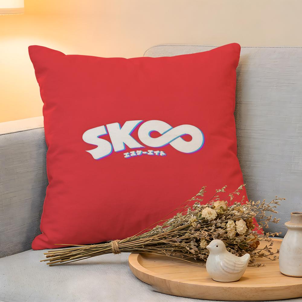Cushion Cover  Linen  SkinFriendly Soft Decorative Case For Sofa Home Decor Hot Anime SSK8 The Infinity Pillow Cover