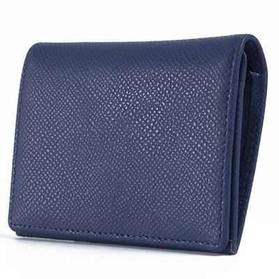 Mannequin Slim Business Card/Card Wallet Taiga Royal Blue