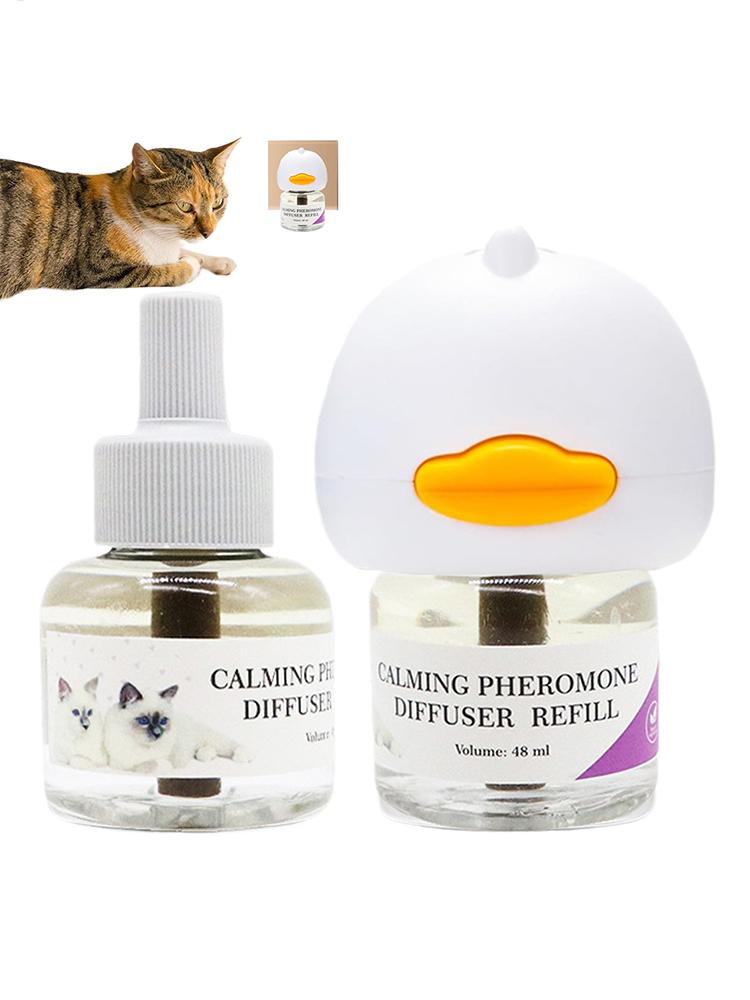 Pet Pheromone Diffuser To Calm Cats Calming Pheromone Diffuser For Calm Relaxing Home Indoor Cat Calming Aid Supplies EU/UK