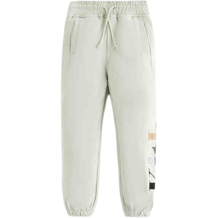 

Kith Вязаные спортивные штаны для молодежи с принтом, на кулиске, с манжетами, детские штаны, серые K060208-333 XL