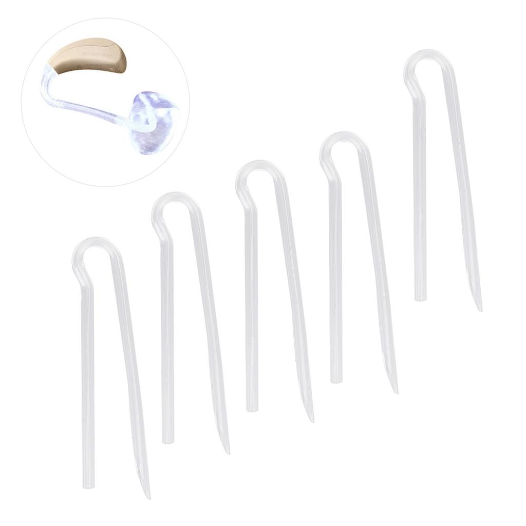 10pcs Hearing Aid Tubes Flexible Type R BTE Earmold Hearing Aid Tubing Replacement