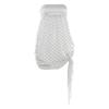 European and American Summer New Comfortable Casual Tube Top Polka Dot Micro-transparent Gauze Splicing Design Top Women
