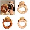 Cartoon-Bär Plüsch-Stirnband Cosplay Kostüm Haarreif Geburtstagsparty Haarband Damen Gesichtswaschen Fitnessstudio Sport Haar-Accessoire