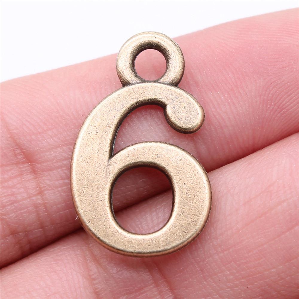 Number Tag Charms Pendant Couple Jewellery Massive Fashion For You