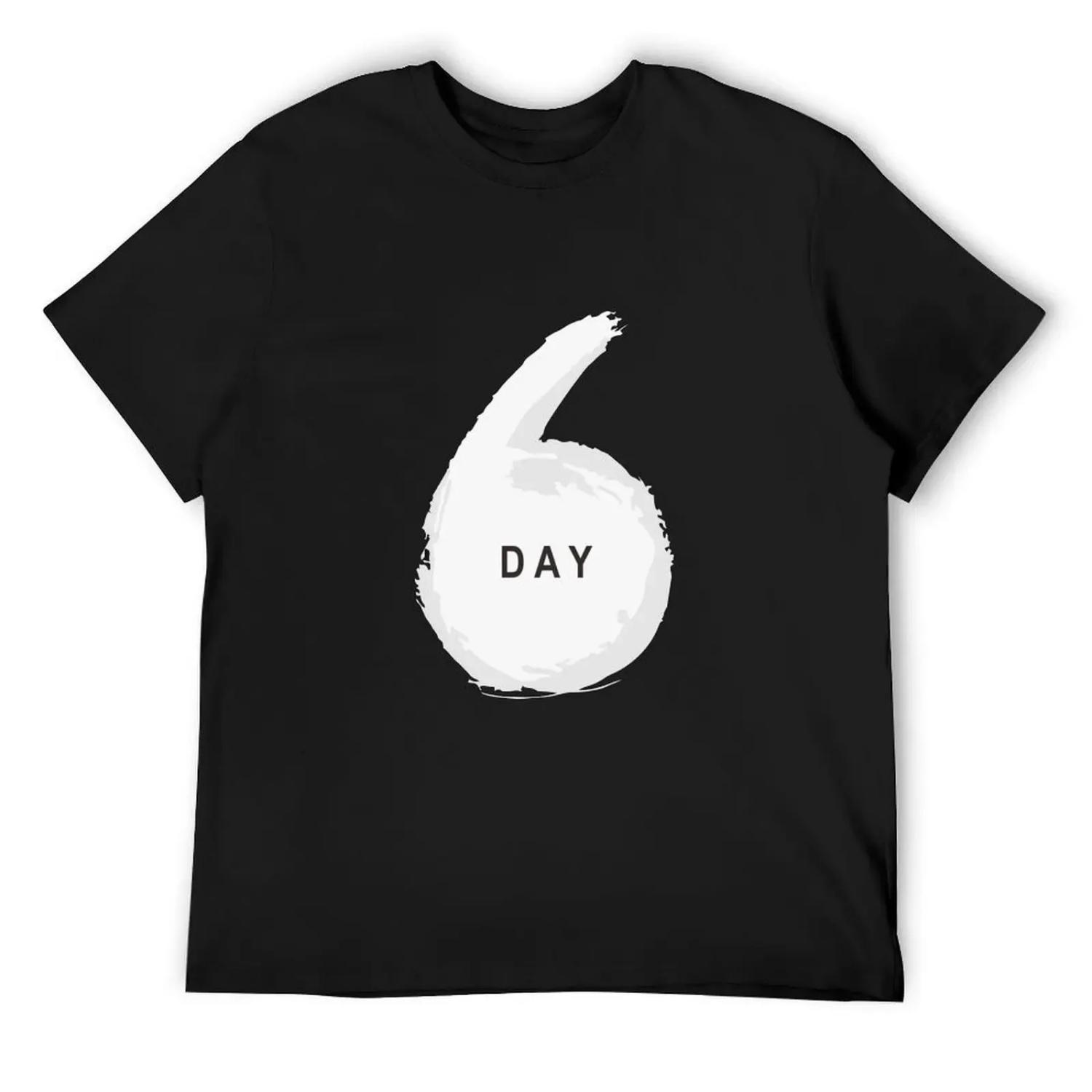 Футболка Day6 графические футболки кастомизированные croswit футболка мужская роскошный дизайнерский slim fit футболки для мужчин S