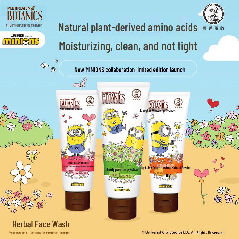 Mentholatum Minions Amino Acid Facial Cleanser 100g