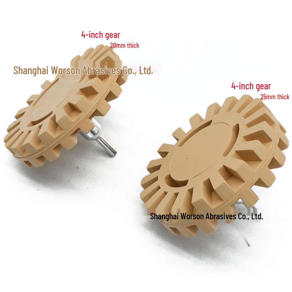 Pneumatic Deburring & Adhesive Removal Wheel, 3.5/4 Inch - Car Paint & Adhesive Remover.