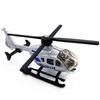 1PCS Children's Helicopter Toy Alloy Police Aircraft Military Model Ornaments Boy Toy Taxi Simulation Helicopter Christmas Gift