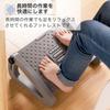 Asdays Height Office Adjustable Angle and 6 Levels Under-Desk Footrest, Adjustable, Footrest, Comfortable, Height, (White)