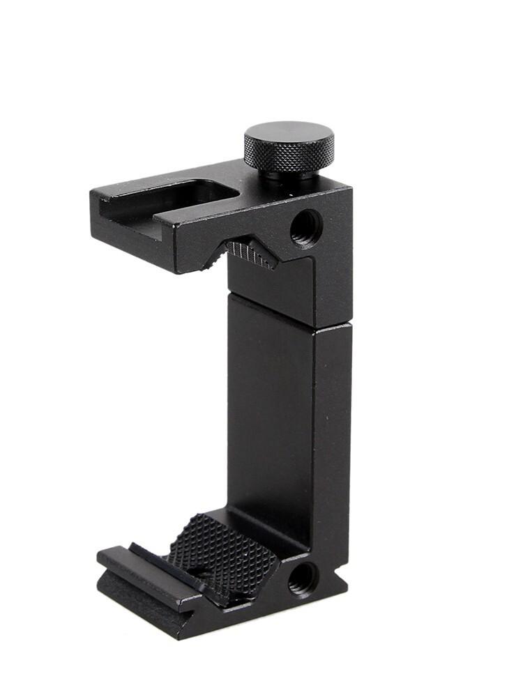 Metal Tripod Phone Holder with Gimbal Mount and Clip for Live Streaming