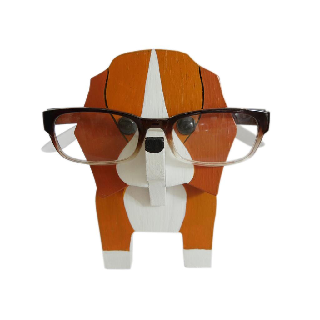 Eyeglass Holder Wooden Animal Eyeglass Stand for Home Office Desk Decor Panda Style