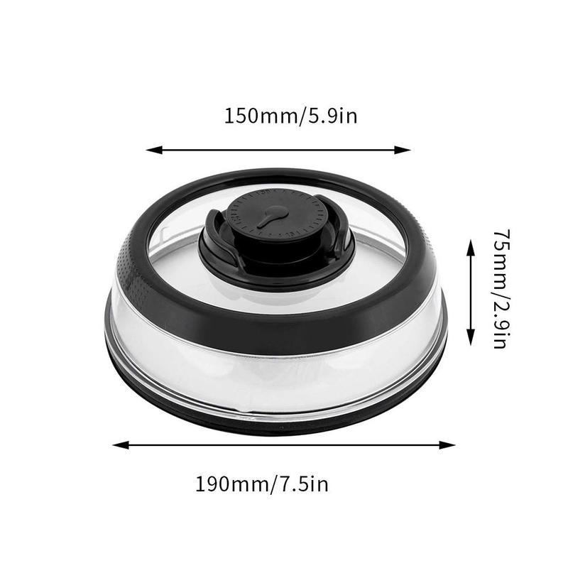 Silicone Vacuum Airtight Food Sealer Cover Kitchen Instant Food Fresh Cover Refrigerator Dish Cover Lid Topper Dome Kitchen Tool