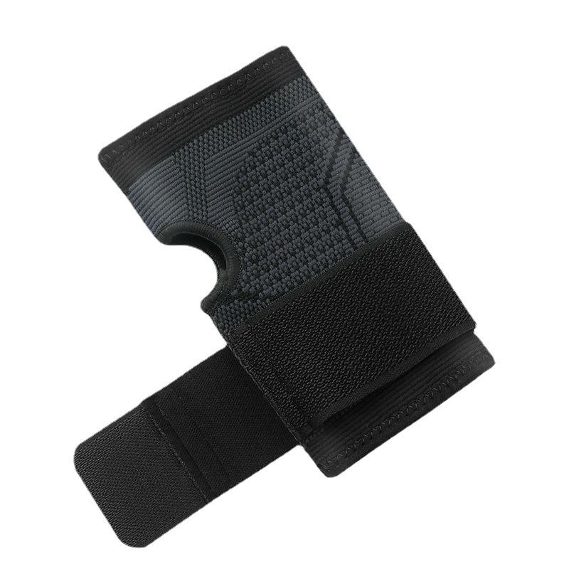 Knitted Palm Protector: Breathable Compression Wrap for Weightlifting & Fitness Support