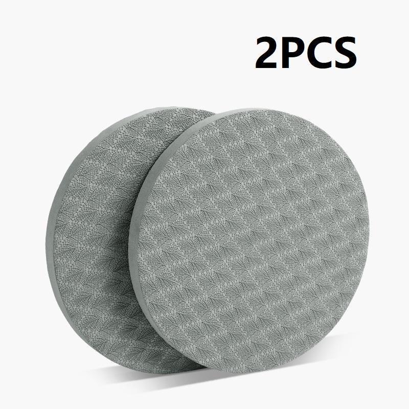 2 Stuks Yoga Kniebeschermers Schuim Perfect Voor Lichamelijke Activiteit Dikke Lichamelijke Activiteit Mat Balansmat Fitness Kniebeschermer grijs