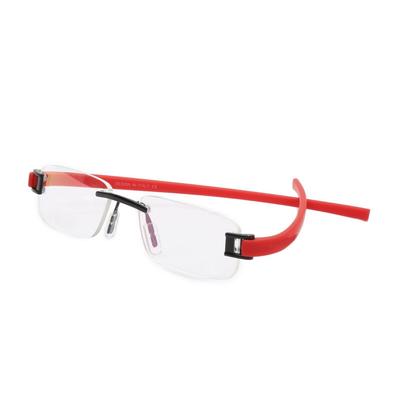 RSINC -Tag Rimless-Frame--Eye-Glass Black Red Color Eyeglasses -50-18-140 JL156068873041