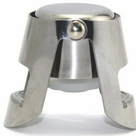 Красное вино и шампанское пробка из нержавеющей стали - Элегантное уплотнение