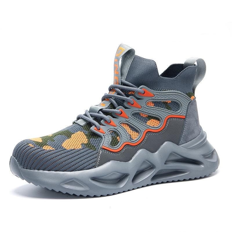 

Рабочие защитные ботинки мужские туфли со стальным носком легкие противоударные антипрокольные рабочие ботинки мужские защитные защитные ботинки 45 разноцветный