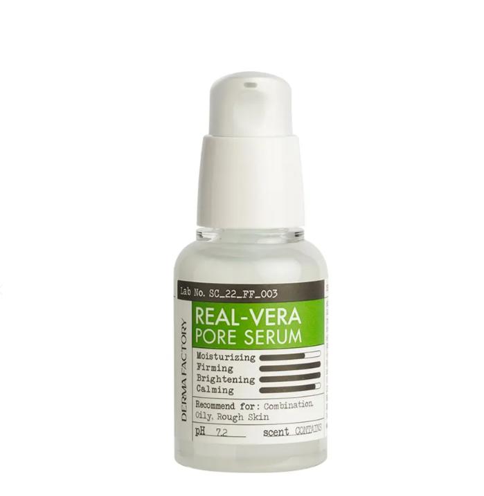 DERMA FACTORY Real Vera Pore Serum 30ml Vegan Pore Tightening Serum 1 ea