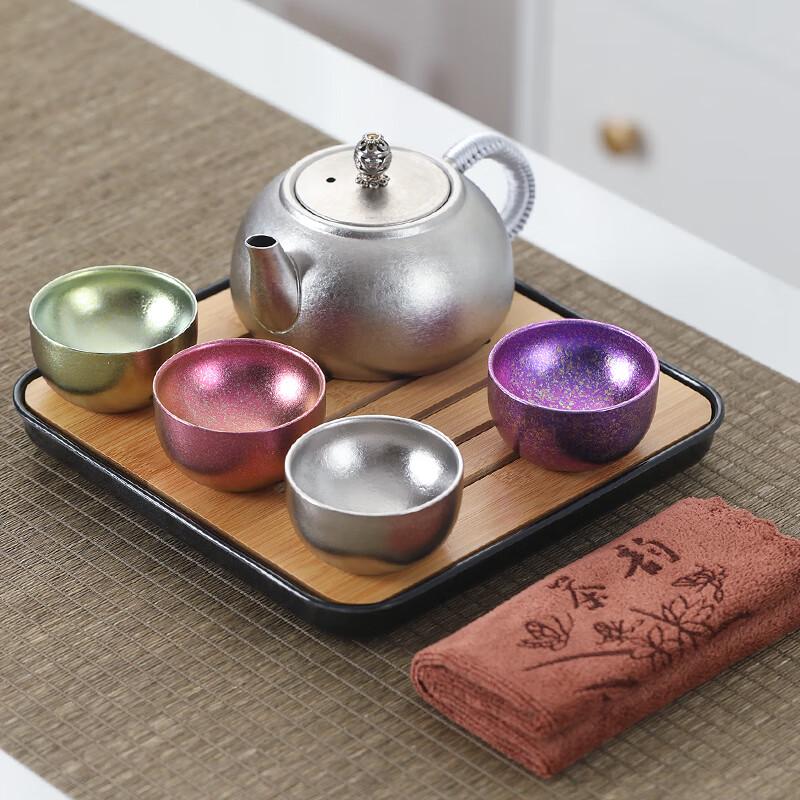 

Hibiscus Pot Ceramic Titanium Tea Set - iPhone 15 Pro Color Series